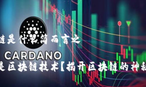 区块链是什么简而言之
什么是区块链技术?揭开区块链的神秘面纱