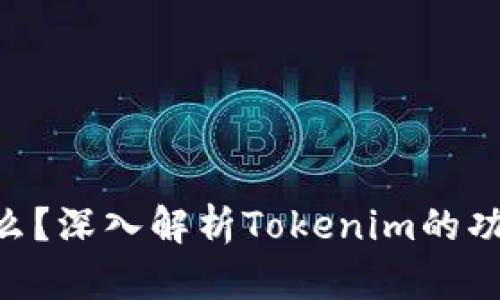 Tokenim是什么？深入解析Tokenim的功能与应用前景