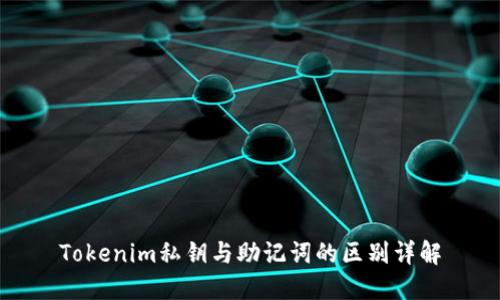 Tokenim私钥与助记词的区别详解