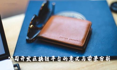 公司开发区块链平台的意义与前景分析